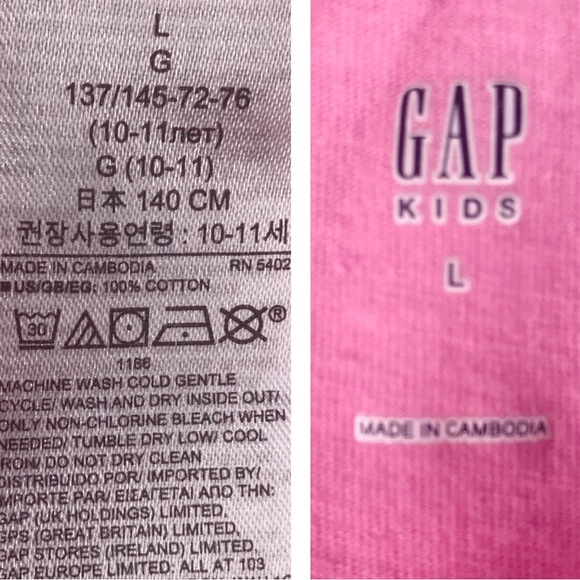 2 GAP Gymboree Pink Cotton Dress Bundle Girl Size M L Cotton Casual Beach Ombré - Picture 6 of 12